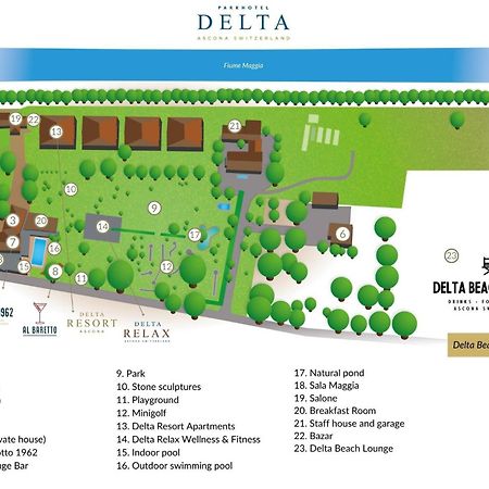 Villa Favorita - Parkhotel Delta 阿斯科纳 外观 照片